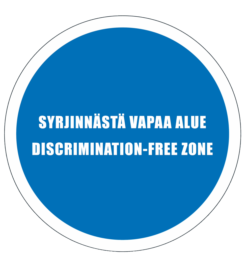 syrjinnästä vapaa alue -logo